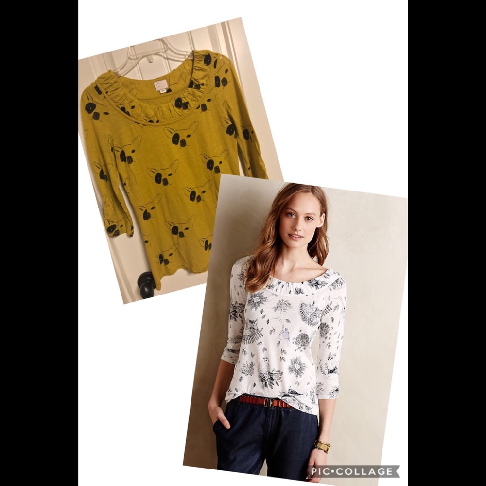 Anthropologie Postmark Creatures of Comfort Top